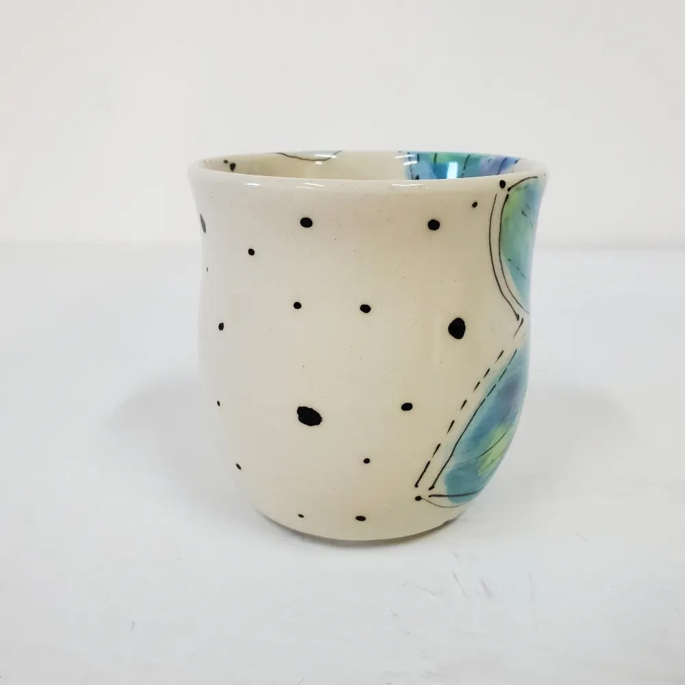 Floral Cup Big Blue Daisy - Cup