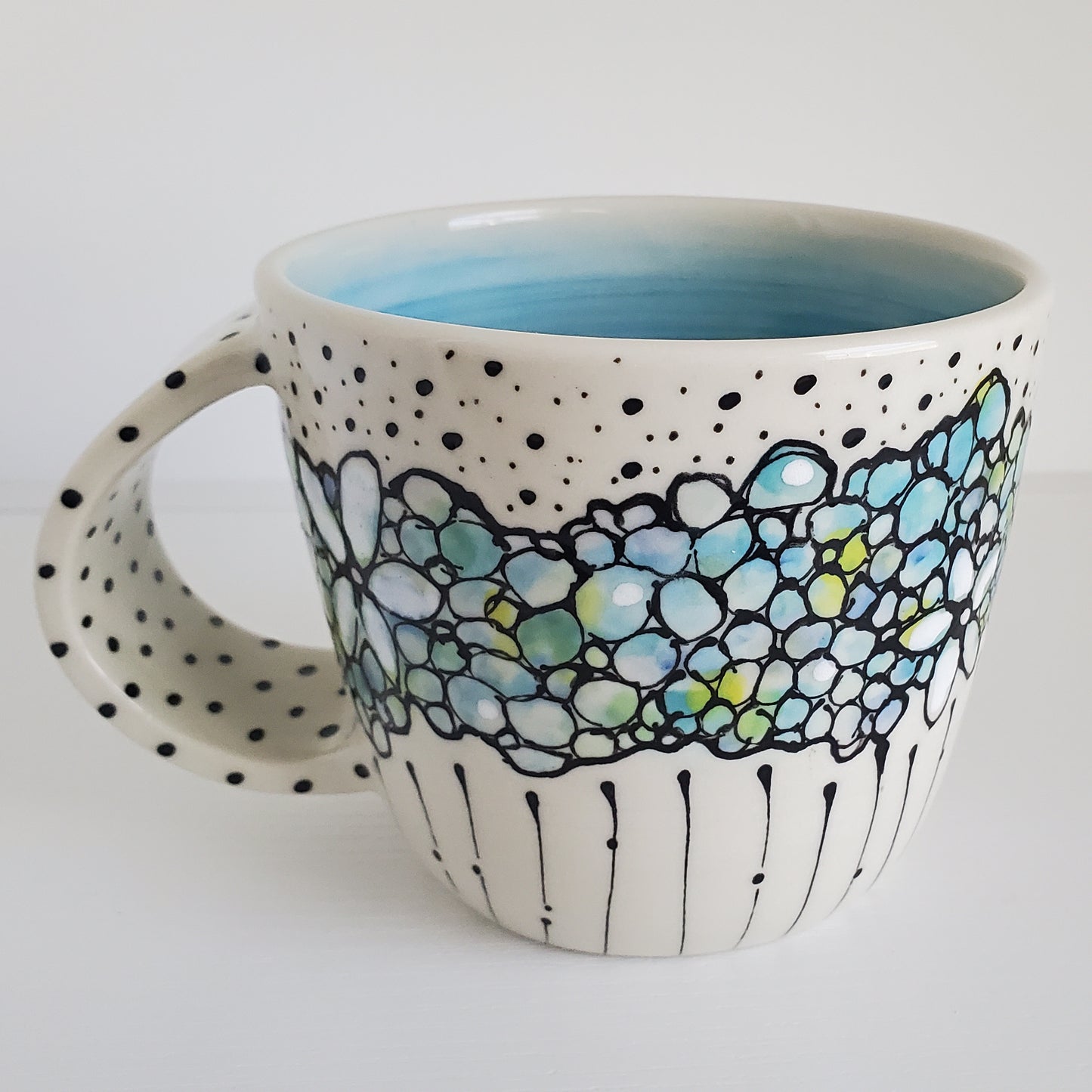 Everyday JOY - Colorful Mug | Bubble Bloom in Blue