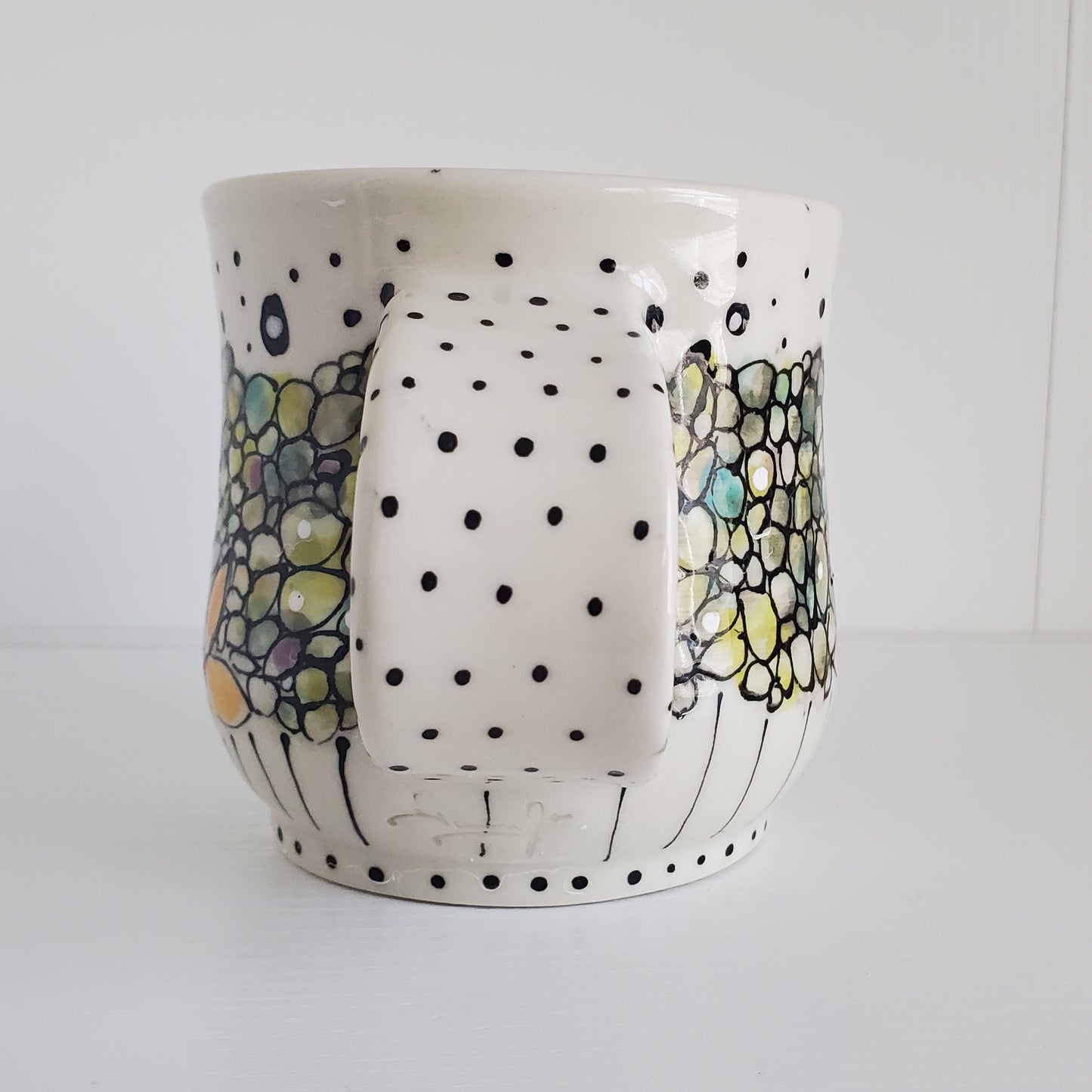 Everyday JOY - Colorful Mug | Bubble Bloom Green & Gold