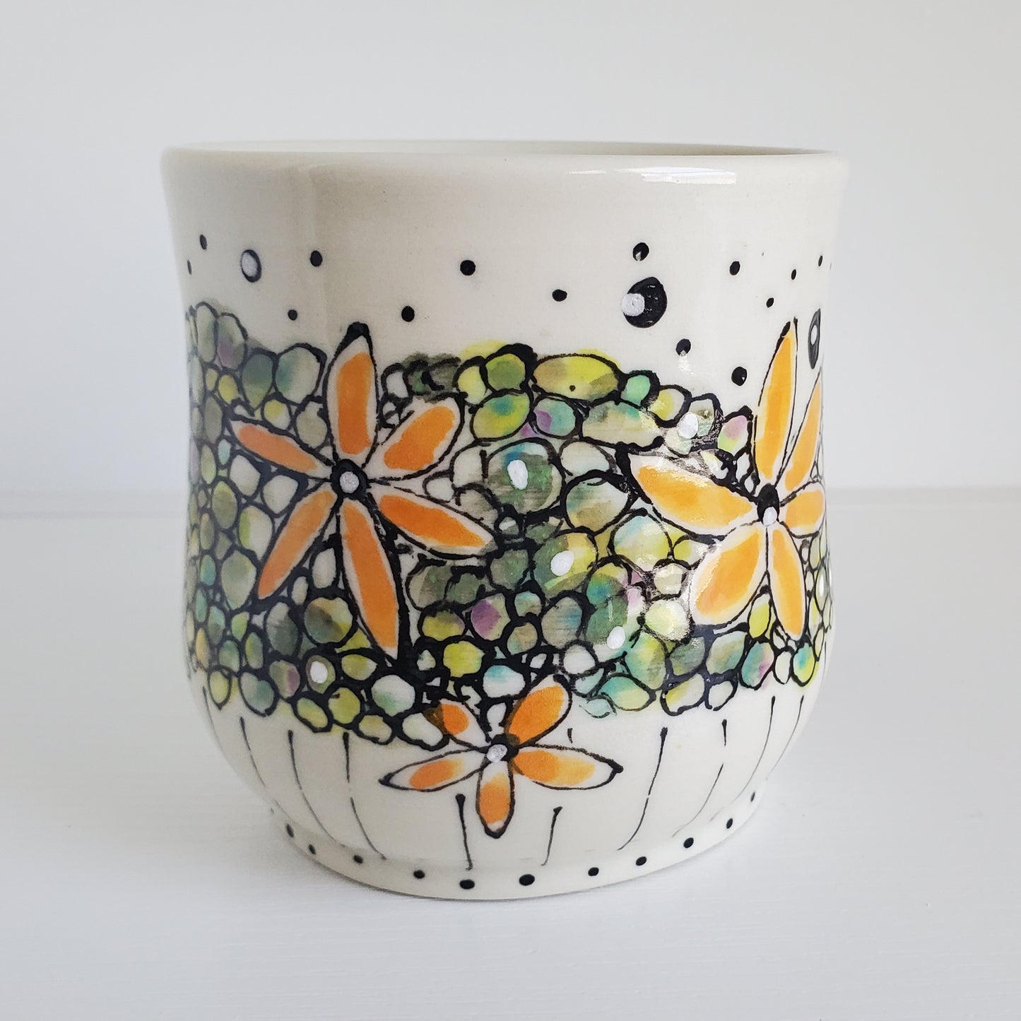 Everyday JOY - Colorful Mug | Bubble Bloom Green & Gold