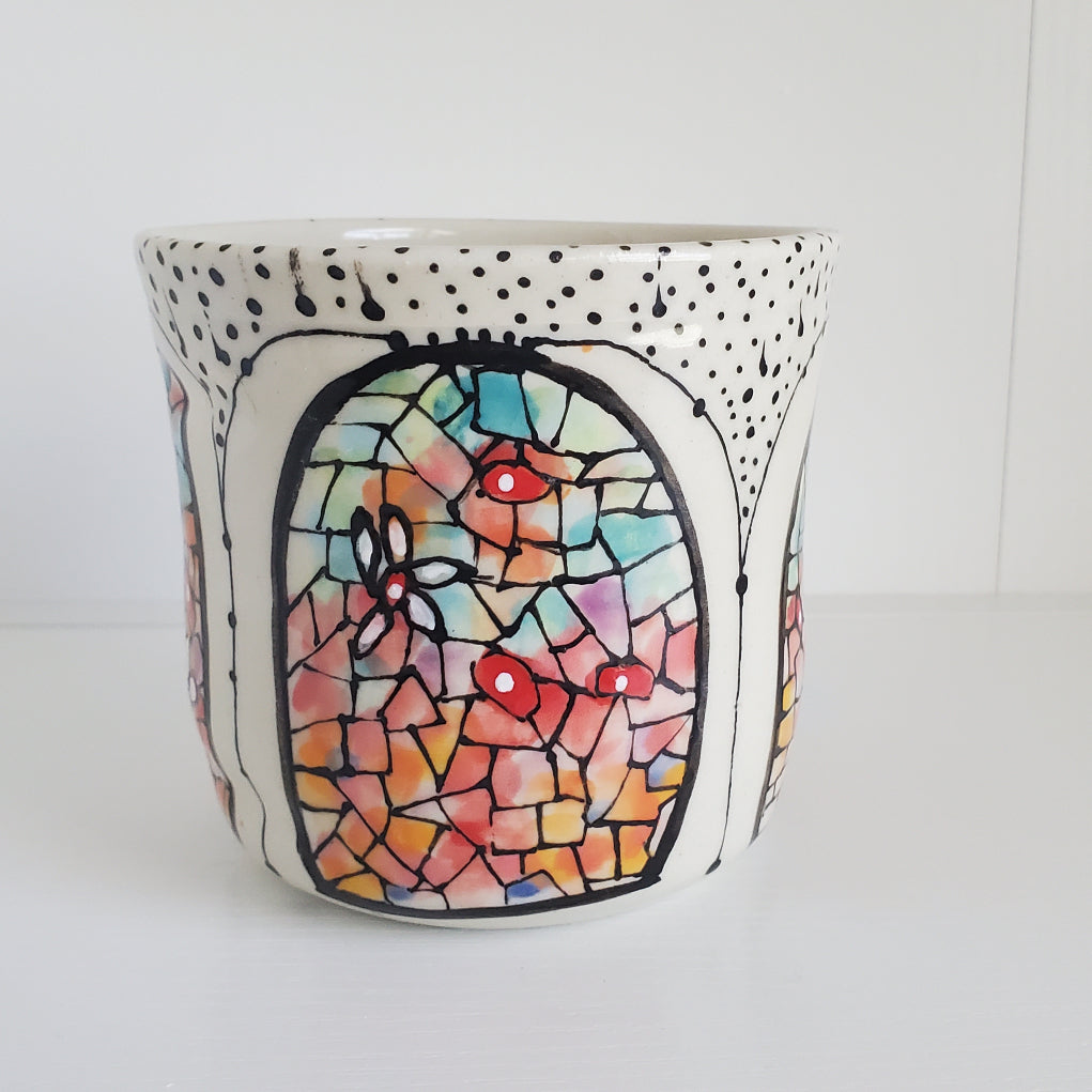 Everyday JOY - Colorful Cup | Cathedral Windows - Sanctuary