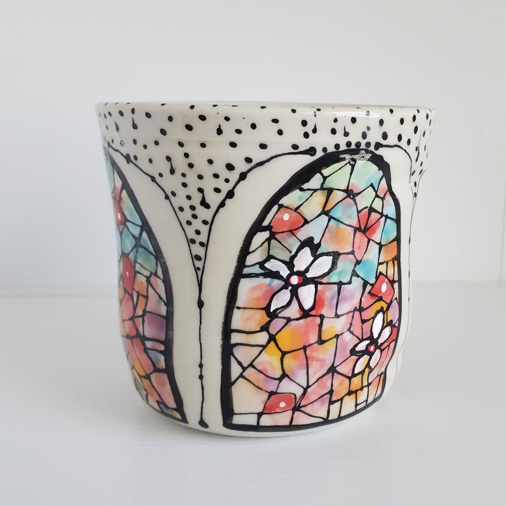 Everyday JOY - Colorful Cup | Cathedral Windows - Sanctuary