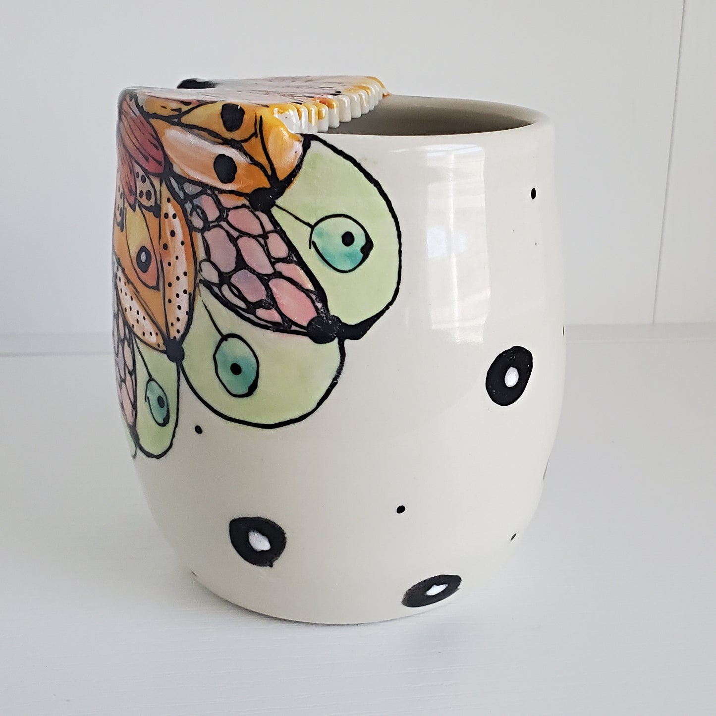 Everyday JOY - Sippy | Travel Cup | Red & Orange Summer Bloom