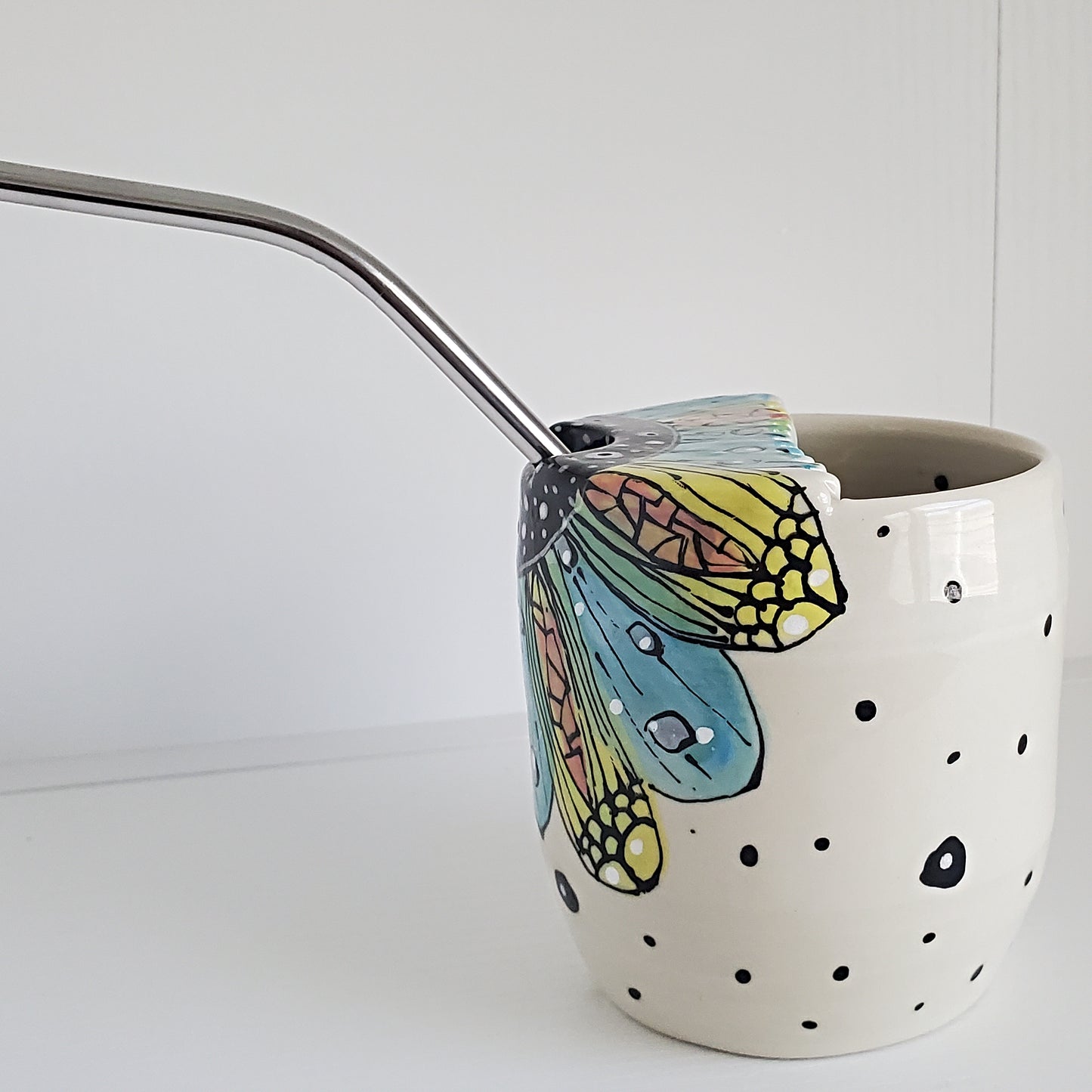 Everyday JOY - Sippy | Travel Cup | Pink & Blue & Green Bloom