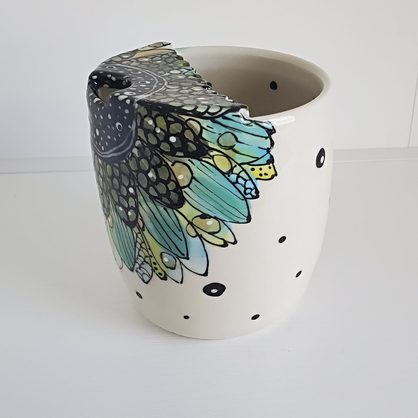 Everyday JOY - Sippy | Travel Cup  Forest Flower Green