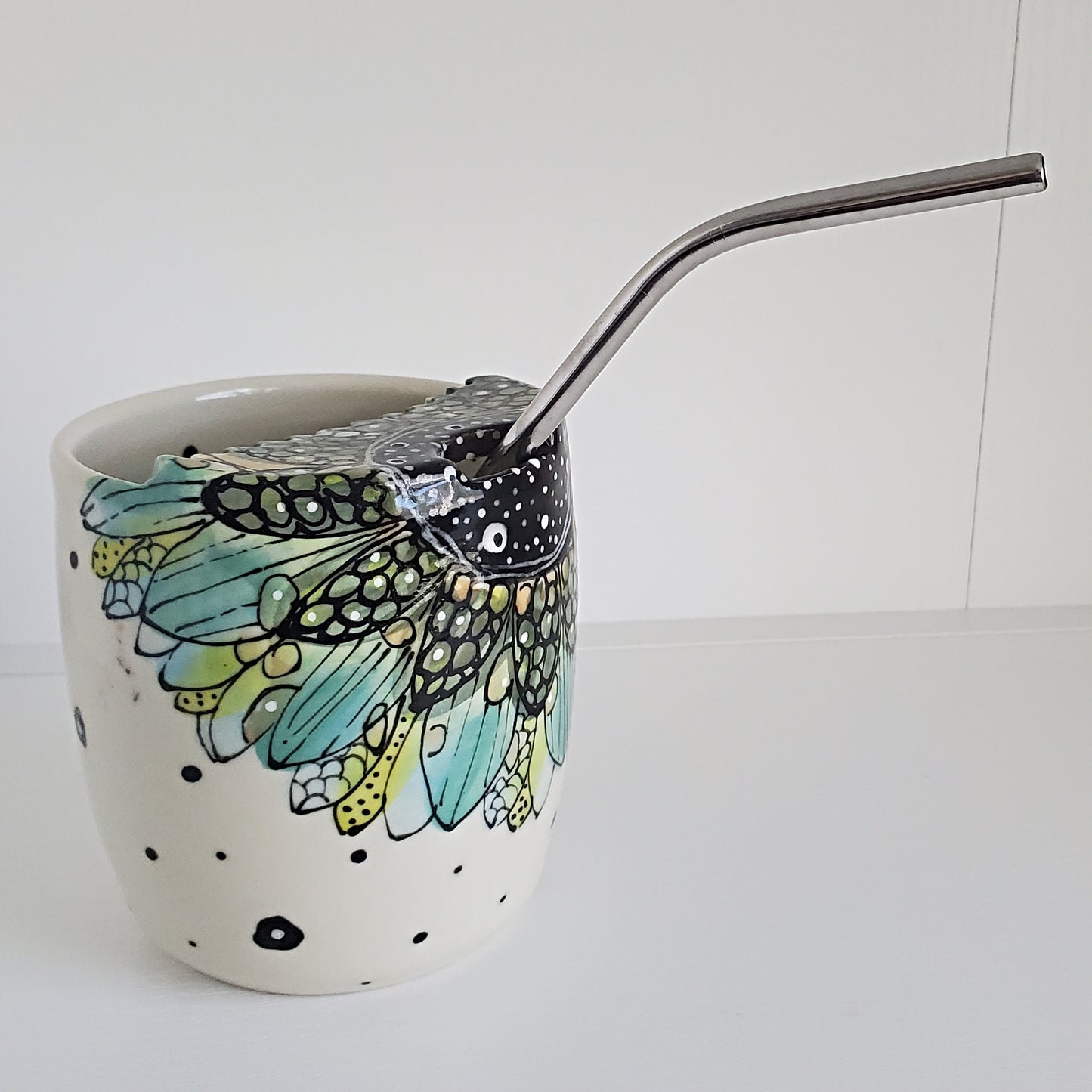 Everyday JOY - Sippy | Travel Cup  Forest Flower Green