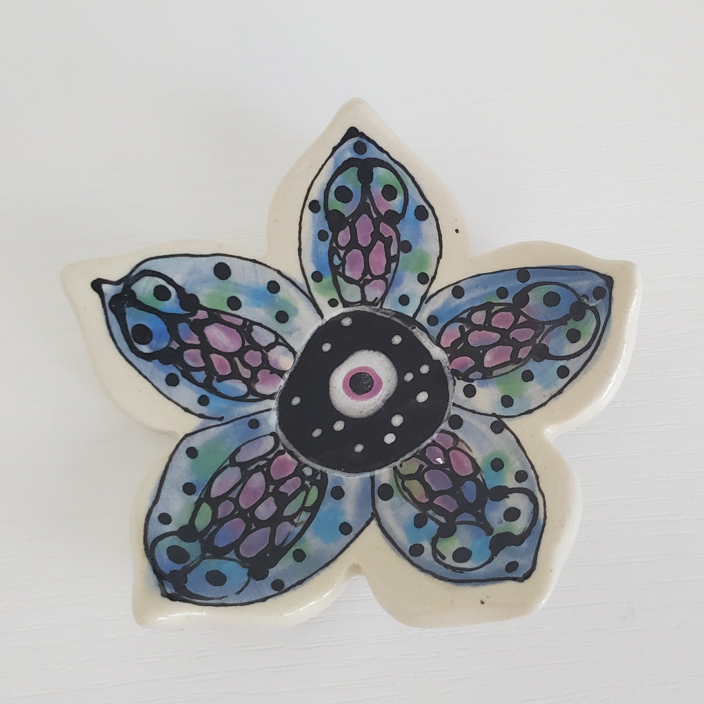 Everyday JOY - Ring Dishes | Blue & Purple Bloom
