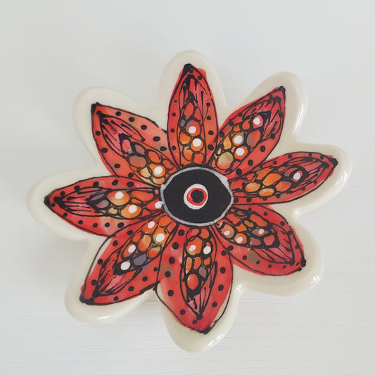 Everyday JOY - Ring Dishes | Fiery Red Bloom