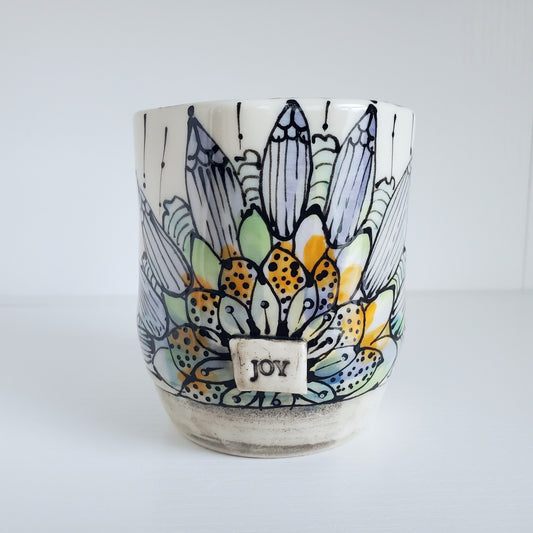 Cup of Joy - Periwinkle Plumes | Making With Meaning Collection