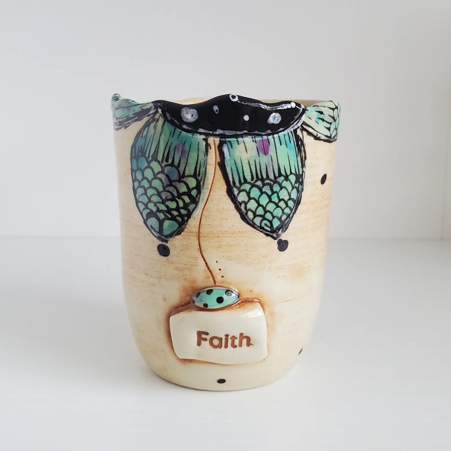 Lil' Mustard SEED of Faith - Green Boho Flower