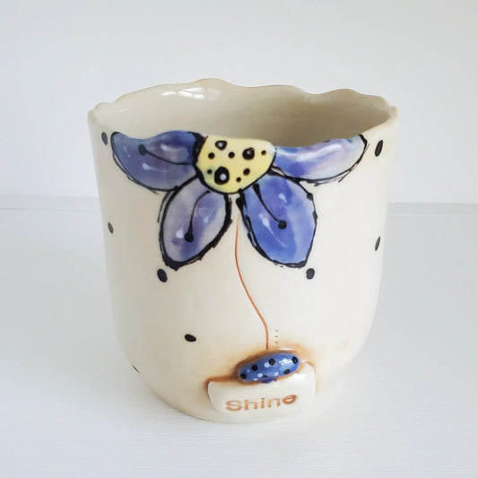 Lil' Mustard SEED to Let Your Light SHINE! - Purple Flower Cup