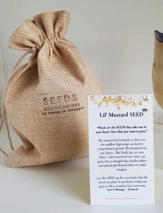 Lil' Mustard SEED to Let Your Light SHINE! - Red Flower