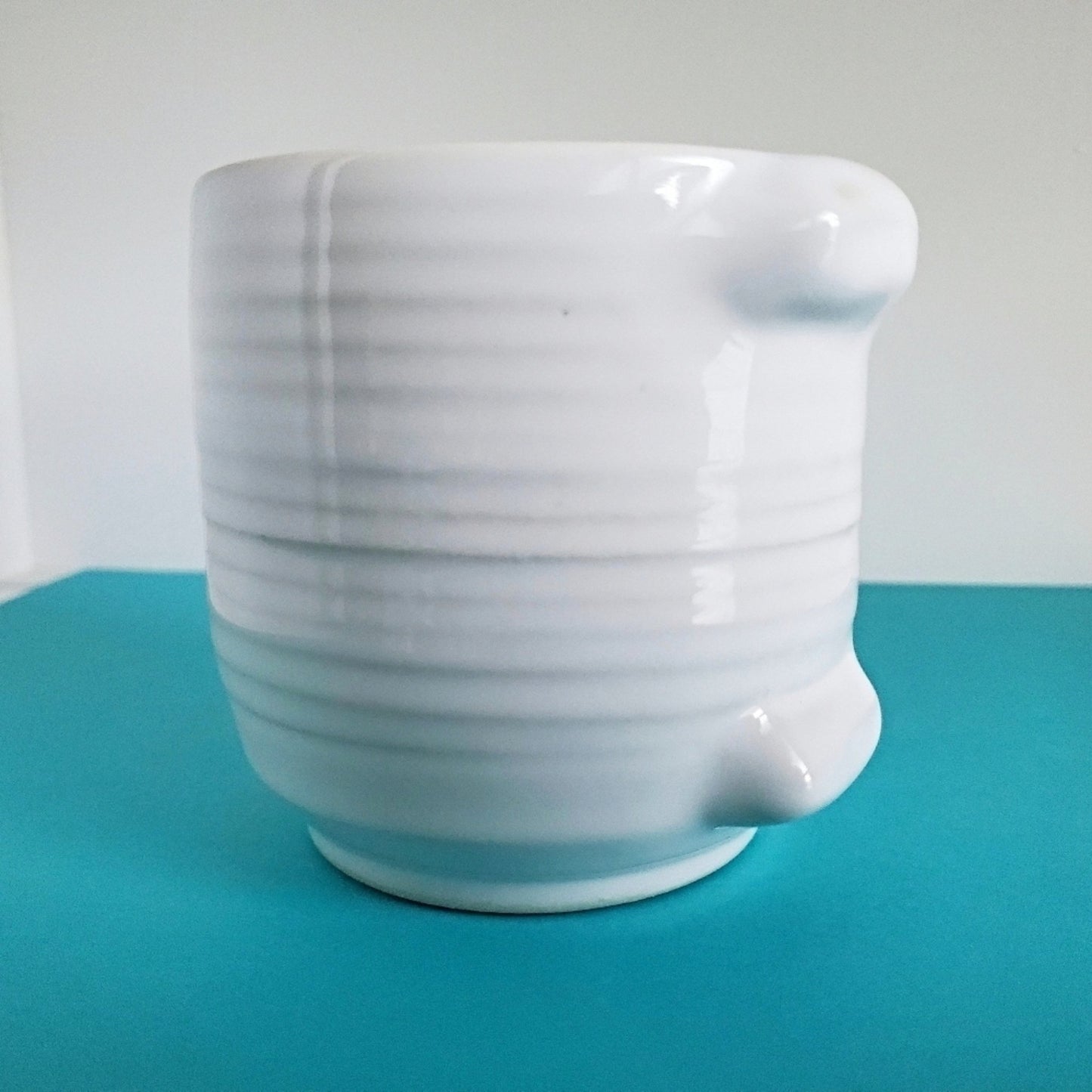Handmade Stoneware Cup - Sculptural Handleless Design - Studio 2nds
