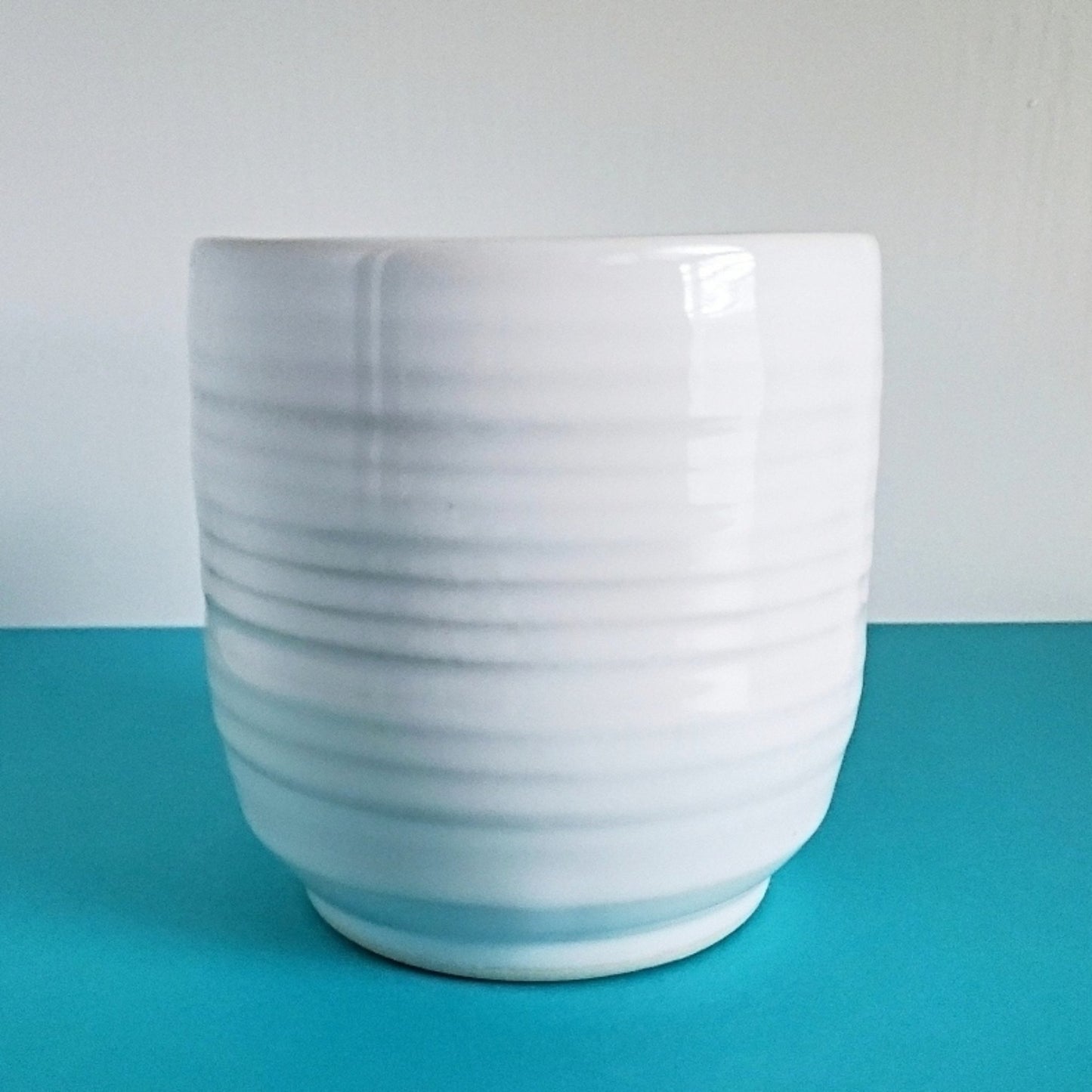 Handmade Stoneware Cup - Sculptural Handleless Design - Studio 2nds