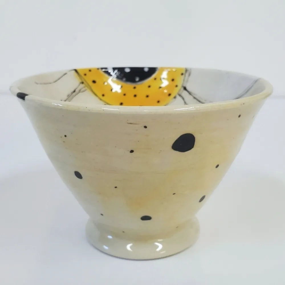 Daisy Rim Bowl -  Joy & Positivity Yellow