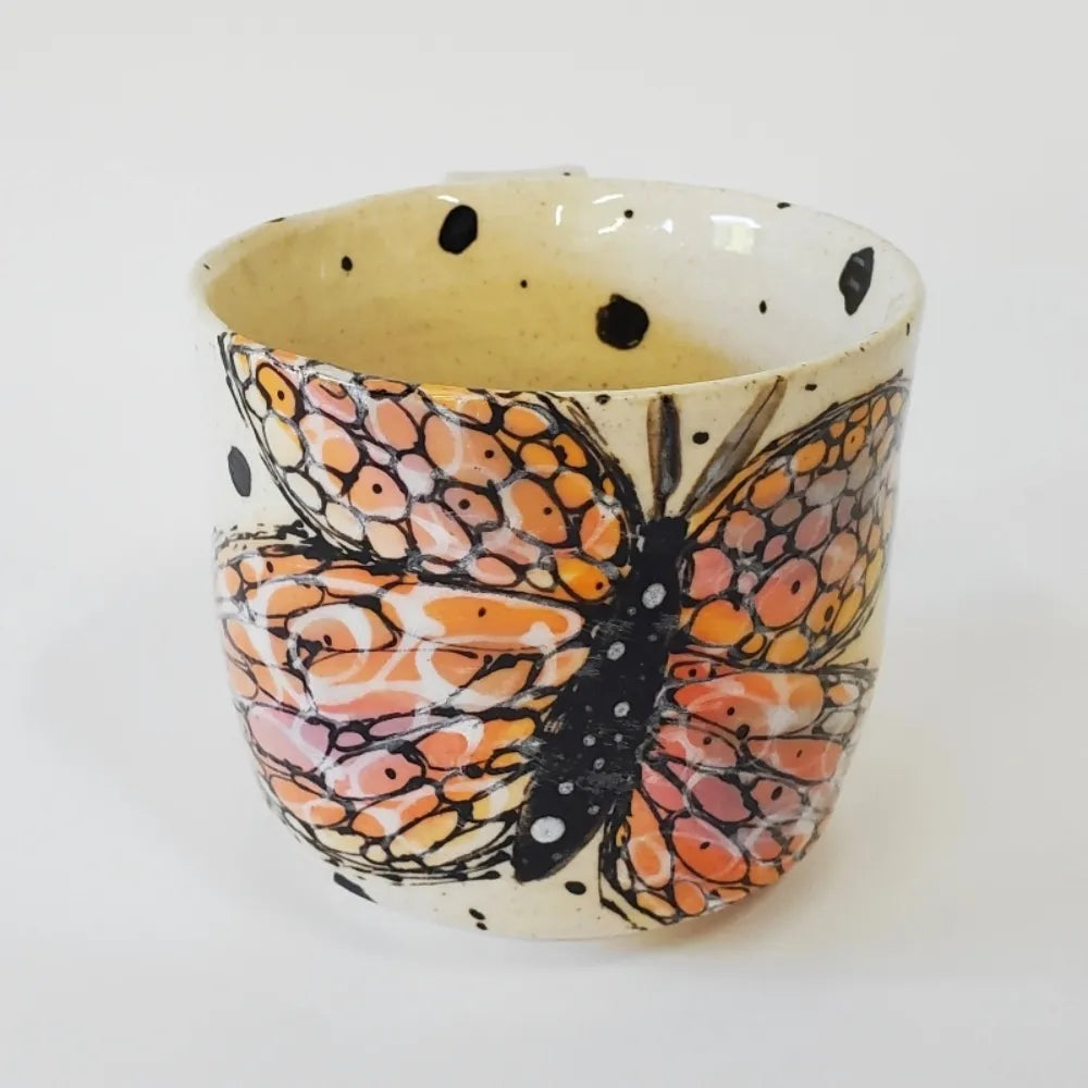 Sunset on Butterfly Wings Mug – A Sip of Transformation