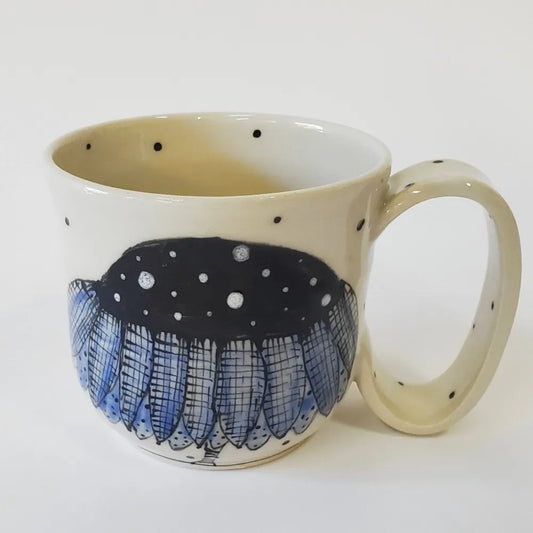 Blue/Purple Coneflower Mug – Strength and Grace in Bloom