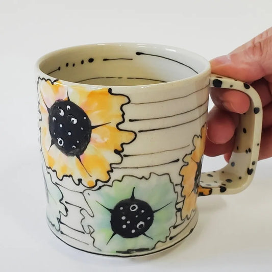 Floating Pansy Mug – Soft Beauty in Every Sip